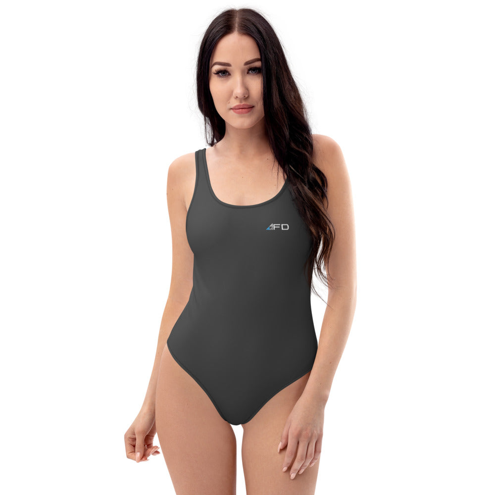 Forever Drift One-Piece Swimsuit - Eclipse Gray