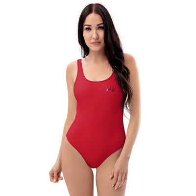 Forever Drift One-Piece Swimsuit - Classic Red