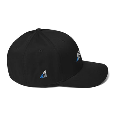 Forever Drift Premium Closed Back Cap in Black/Blue/Red/Gray - Flexfit