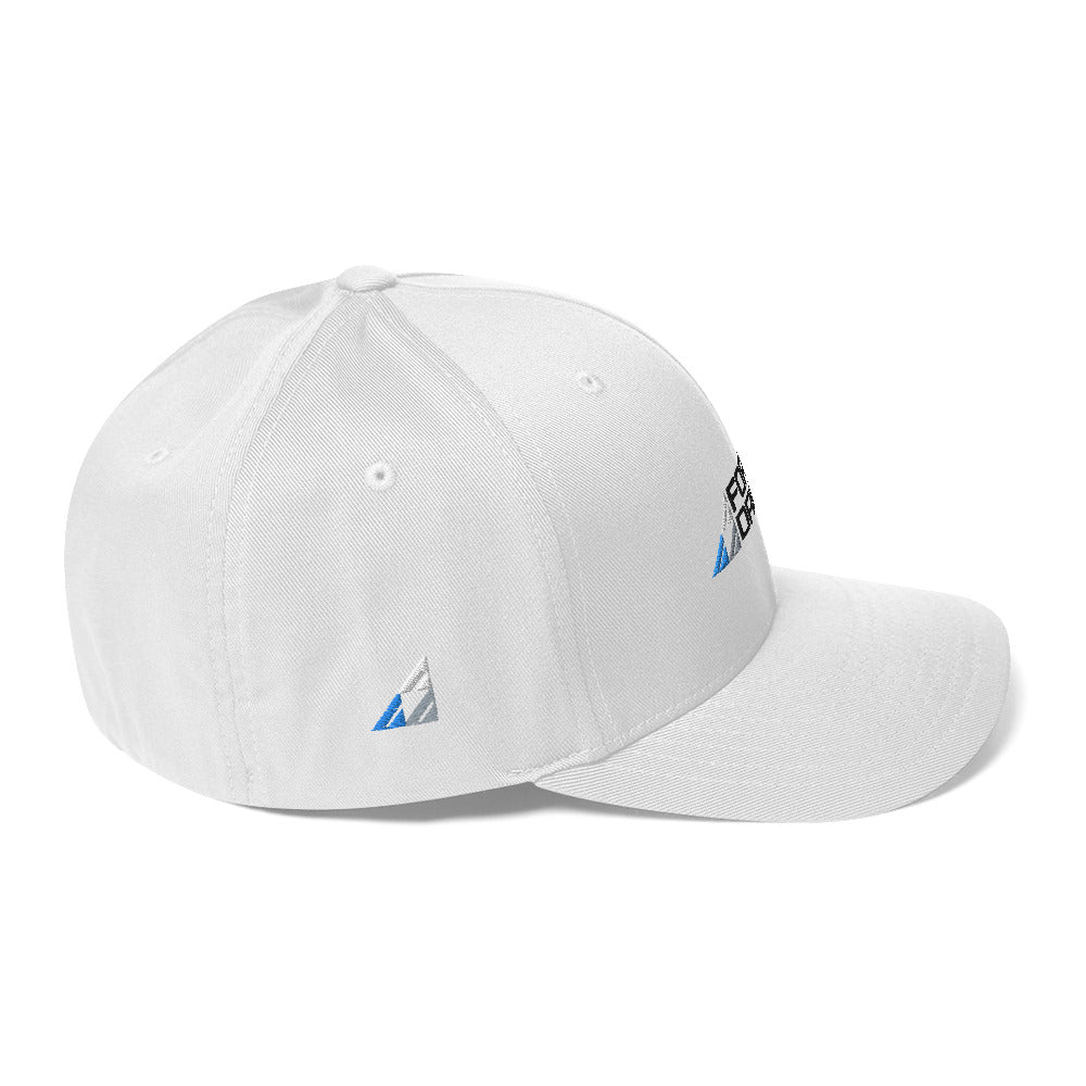 Forever Drift Premium Closed Back Cap in White - Flexfit