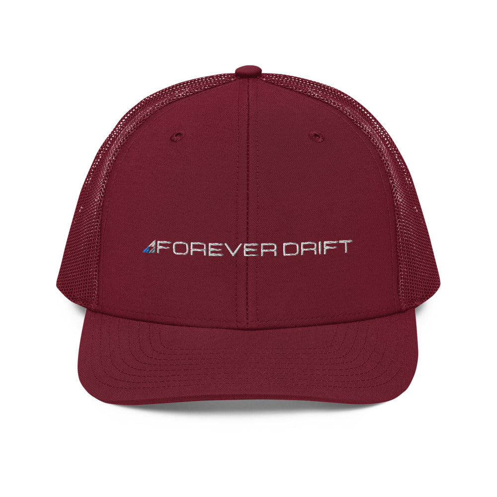 Forever Drift Driving Cap Unisex - Black-White or Cardinal Red