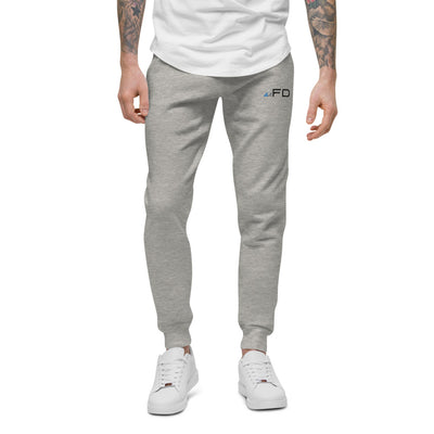 Forever Drift Embroidered Unisex Fleece Sweatpants - Light Gray