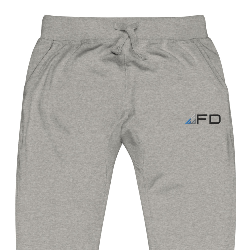 Forever Drift Embroidered Unisex Fleece Sweatpants - Light Gray
